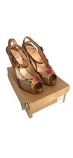 Christian Louboutin Shoes Womens Size 39 Multicolor Python Heels Privatita Italy