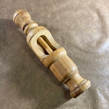 VINTAGE 11" LONG WOODEN WINE