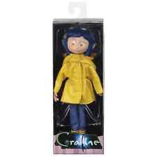 NECA Coraline Bendy Fashion Doll in Raincoat 7" Doll Figure Official Neil Gaiman
