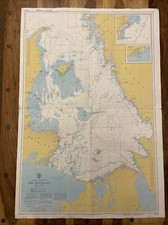 Vintage Maritime Chart Denmark
