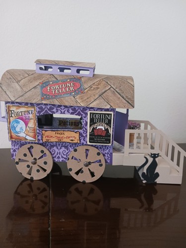 Gypsy wagon fortune teller - wagon,,