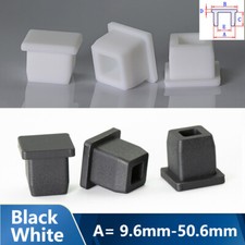 Black / White Square Rubber
