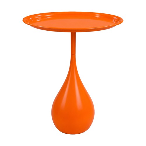 Modern metal side table with - metal,