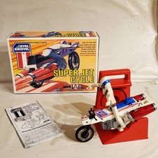 Rare Evel Knievel Jet Cycle   BOXED