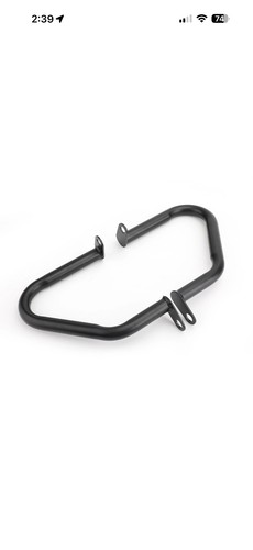 Engine guard crash - crash, black