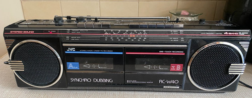 Vintage retro 80s jvc w40 - jvc, rc-w40