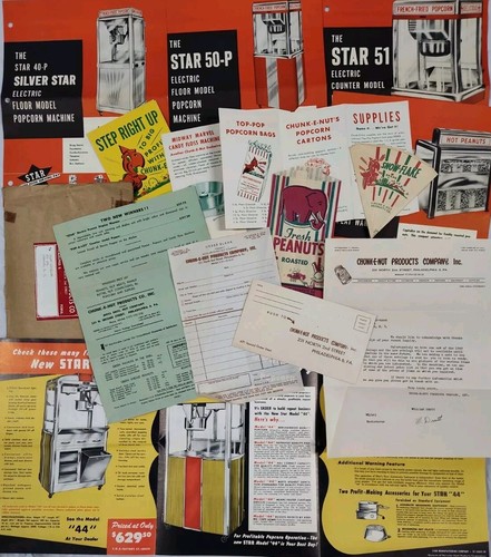Vtg lot chunk nut - chunk-e-nut, products