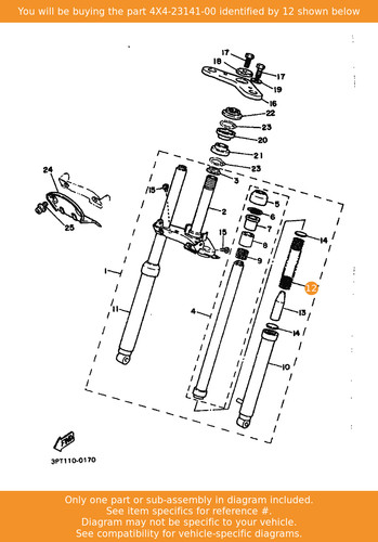 Yamaha spring front fork - yamaha, spring,