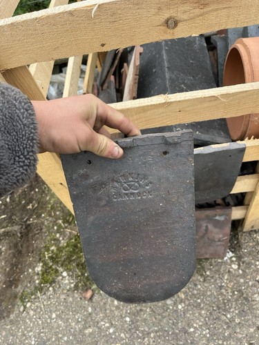 Reclaimed roof tiles - roof,