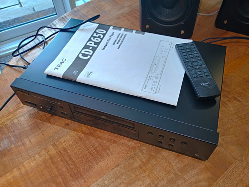 Teac p650 player black - cd,