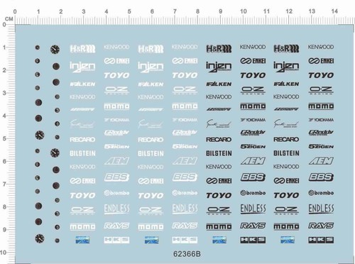 Water slide decals - water,