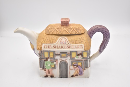 Vintage shakespeare pub teapot - vintage,
