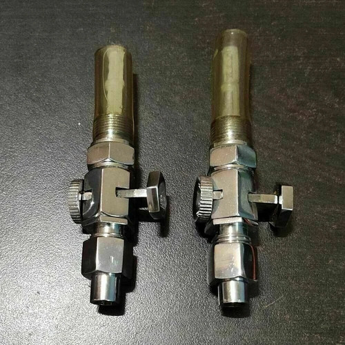 Pair brass fuel - brass, gas