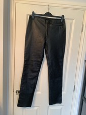 Frank Thomas Non Protected Ladies Leather Motorcycle Trousers.