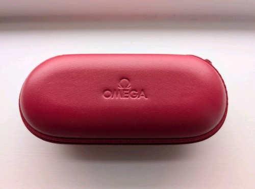 Omega watch box red travel - watch,