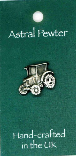 Modern style tractor pewter - modern,