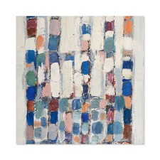 Coulon 1960 Composition Abstract Painting Wall Art Canvas Print 24X24 In