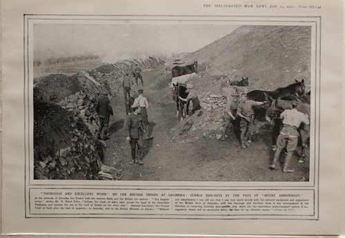 1916 wwi ww1 print - ww1, british