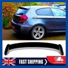 FOR BMW 1 Series E81 E87 Rear Glossly Boot Roof Spoiler Wing Lip M Sport 2004-13