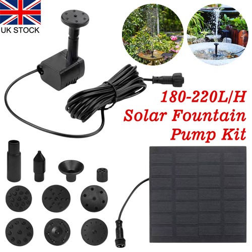Solar panel powered - powered, water