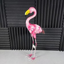 15 inch’s high Pink Metal Ruffled Fifi Flamingo Garden Ornament  