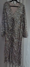 Beautiful Sequin Evening Dress Size 18