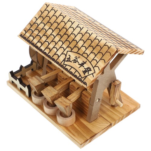Ancient wooden water - water, wheel