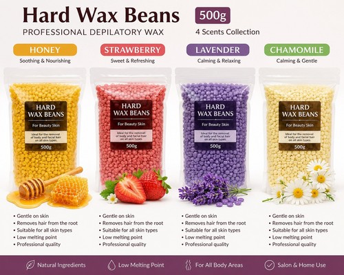 500g honey hard - hard, wax