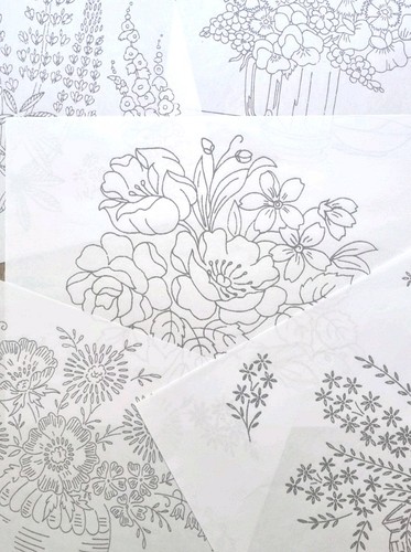 Embroidery transfers iron - iron, on