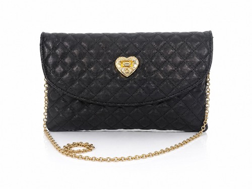 Love moschino black quilted - black,