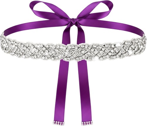 Rhinestone belt purple - belt,purple, sparkly