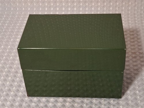 Vintage green metal - metal, recipe