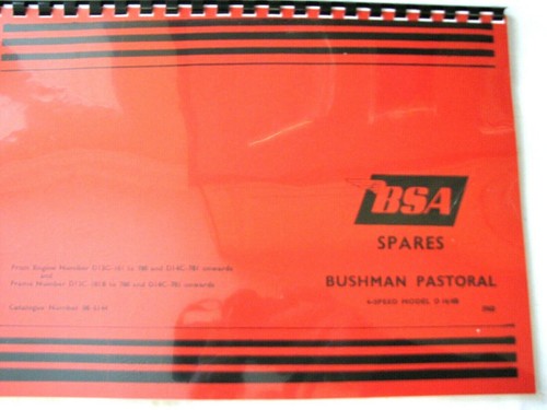 Bsa bantam bushman pastoral - bsa,
