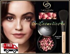 Oriflame Giordani Gold Serum Infused Pearls Glowy Rose & Powder Brush