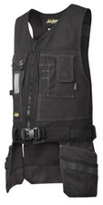 Snickers 4254 Utility Work Toolvest, Canvas+ BLACK