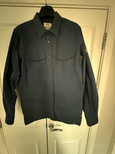 Fjallraven blue overshirt - overshirt, size