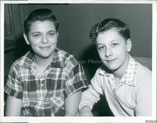 1956 Photo Bill Bierman And Daniel Schnitzer, Age 14, Cleveland Ohio Boys 7X9