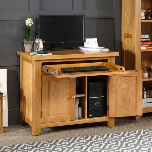 Computer desk cheshire oak - desk,