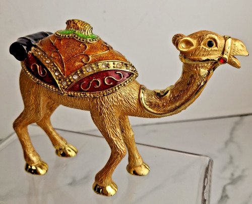 Vintage bejeweled camel - vintage,