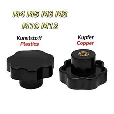 Black Plastic Star Thumb