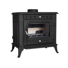 10KW Multifuel Stove Woodburning Cast Iron Log Burner Defra Approved Eco Design
