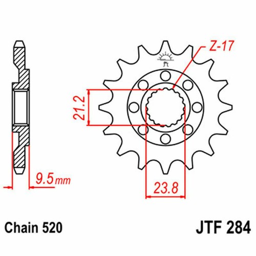Pignon z12 520 726 - z12,