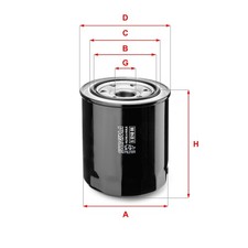 OIL FILTER FITS: VW TARO 2.4 D/2.4 D 4X4.TOYOTA HIACE III BUS 2.4 D .TOYOTA L