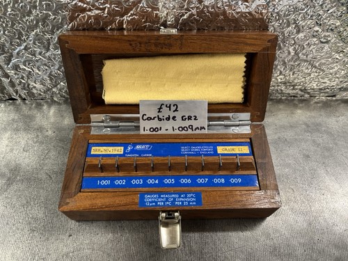 Carbide slip gauges - carbide,