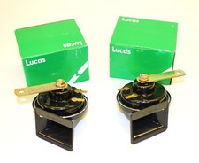 PAIR OF LUCAS 12V HORNS