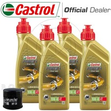 Castrol Power 1 10W40 Oil 4L + Filter For Suzuki GSX R 600 2002