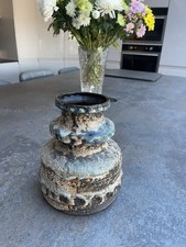 German Fat Lava Vase By Dieter