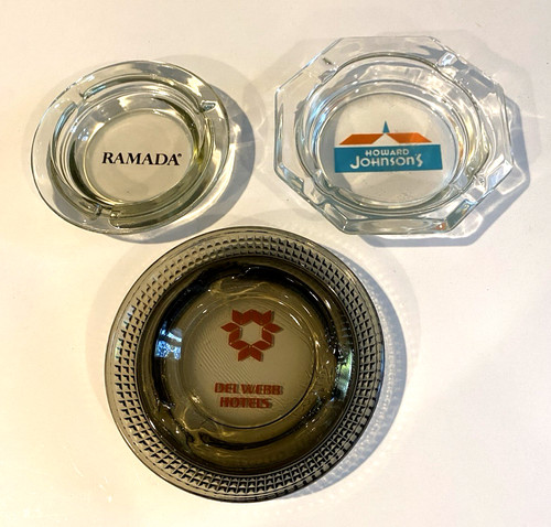 Vintage chain hotel - chain, ashtrays