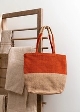 Handwoven Block Design Jute