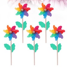 5 Pcs Multicolor Wooden